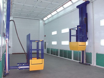 Man Lift for Truck Booth