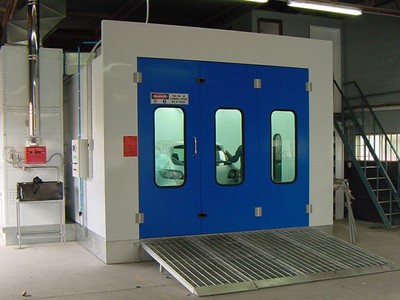 Paint booth for New Zealand customer