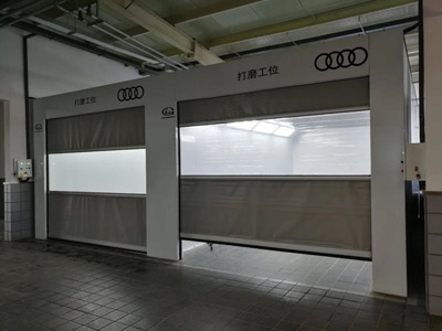 Spray Paint Booth for Audio Aftersales Service Shop