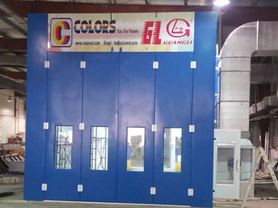 Truck Spray Booth and Manlifts in Saudi Arabia